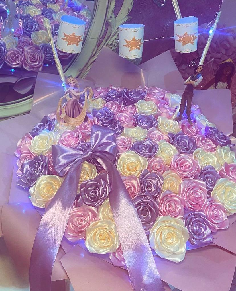 70 Rose Rapunzel Bouquet